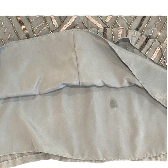 Parker Small Cocktail Dress Homecoming Formal Small Dress Gatsby 20s Beaded Mini - Picture 13 of 14